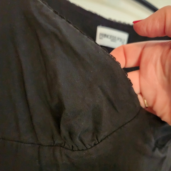 Princess Polly Black Long Sleeve Bodysuit, Size 2 - Picture 7 of 7